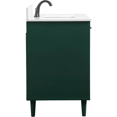 Elegant Lighting Baldwin 42" Free Standing Single Basin Vanity Set