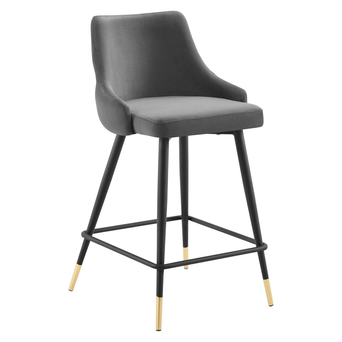 Vintage Glam Performance Velvet Counter Stool - Stools available at Alpine Outlets in Denver