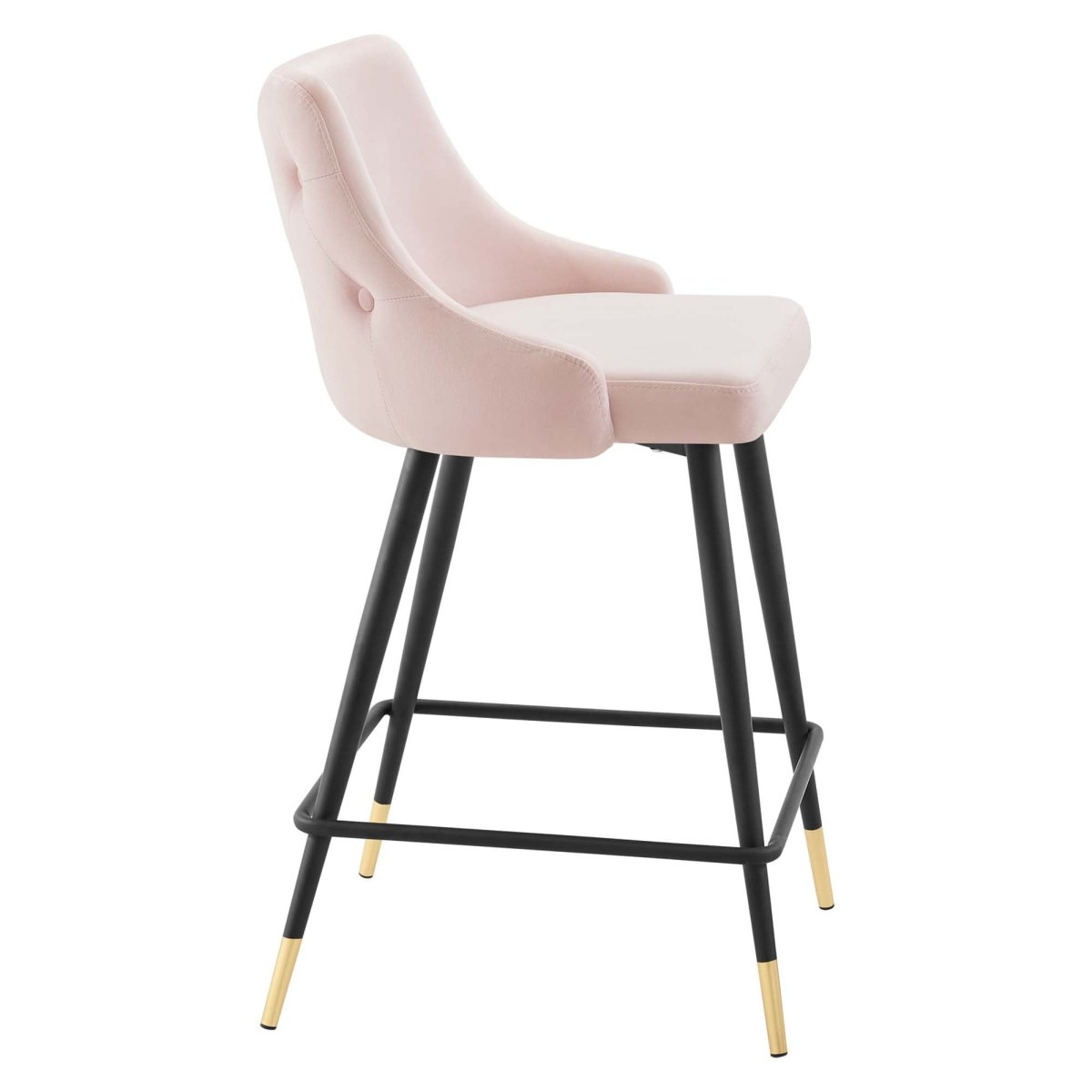 Vintage Glam Performance Velvet Counter Stool - Stools available at Alpine Outlets in Denver