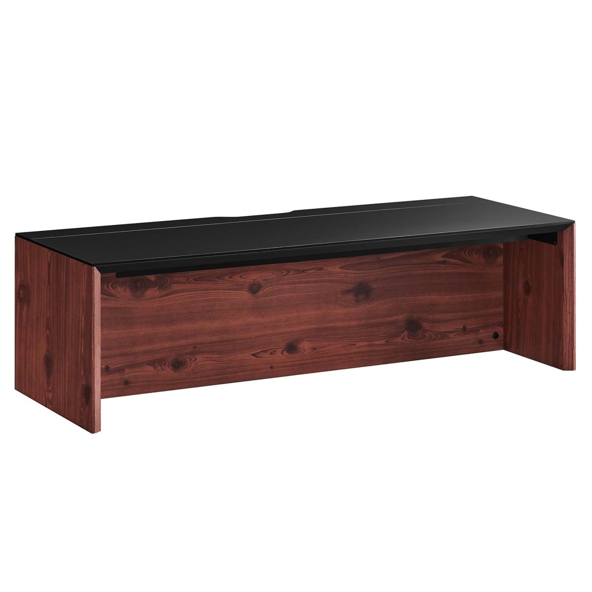49" Wall-Mount Office Desk β Black Cherry - Workspace - Alpine Outlets