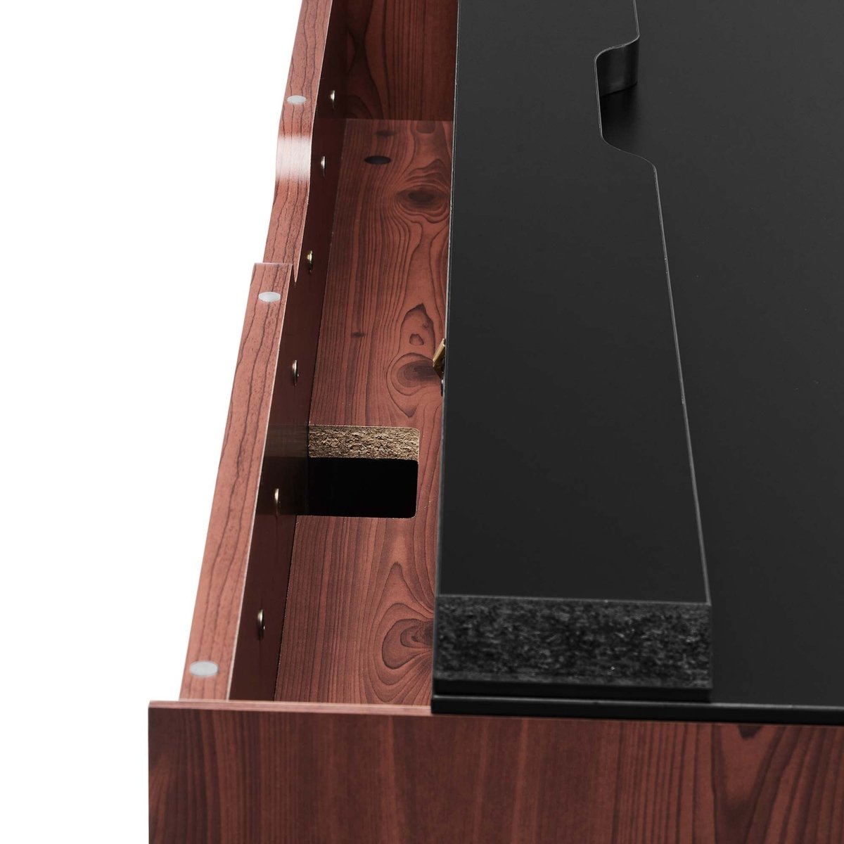 49" Wall-Mount Office Desk β Black Cherry - Workspace - Alpine Outlets