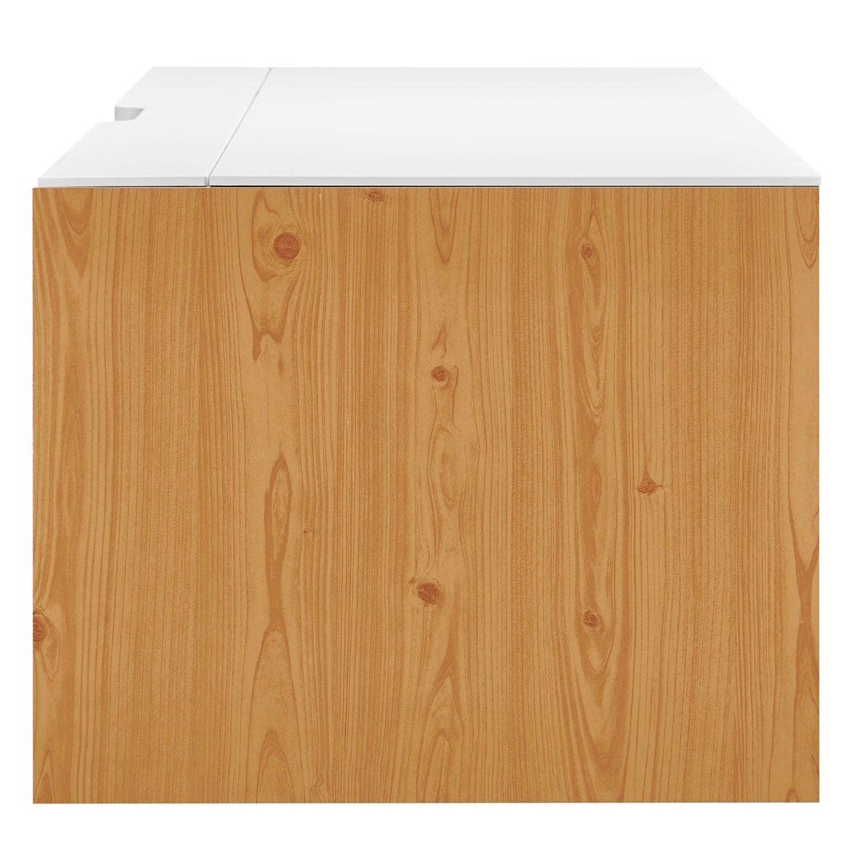 49" Wall-Mount Office Desk β White Natural - Workspace - Alpine Outlets