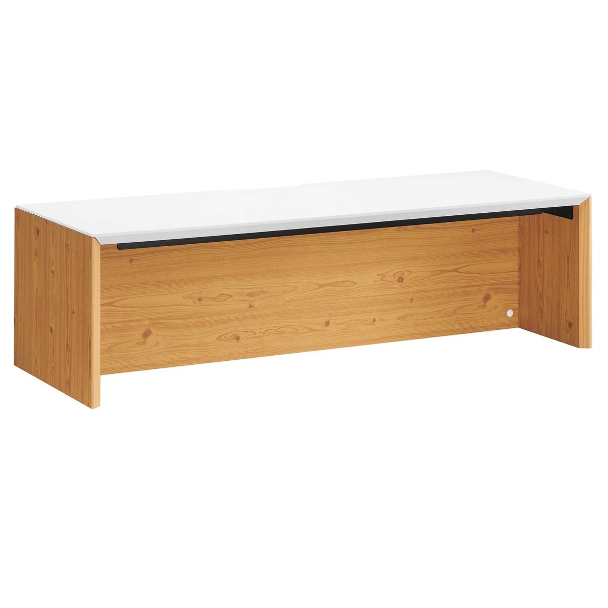 49" Wall-Mount Office Desk β White Natural - Workspace - Alpine Outlets