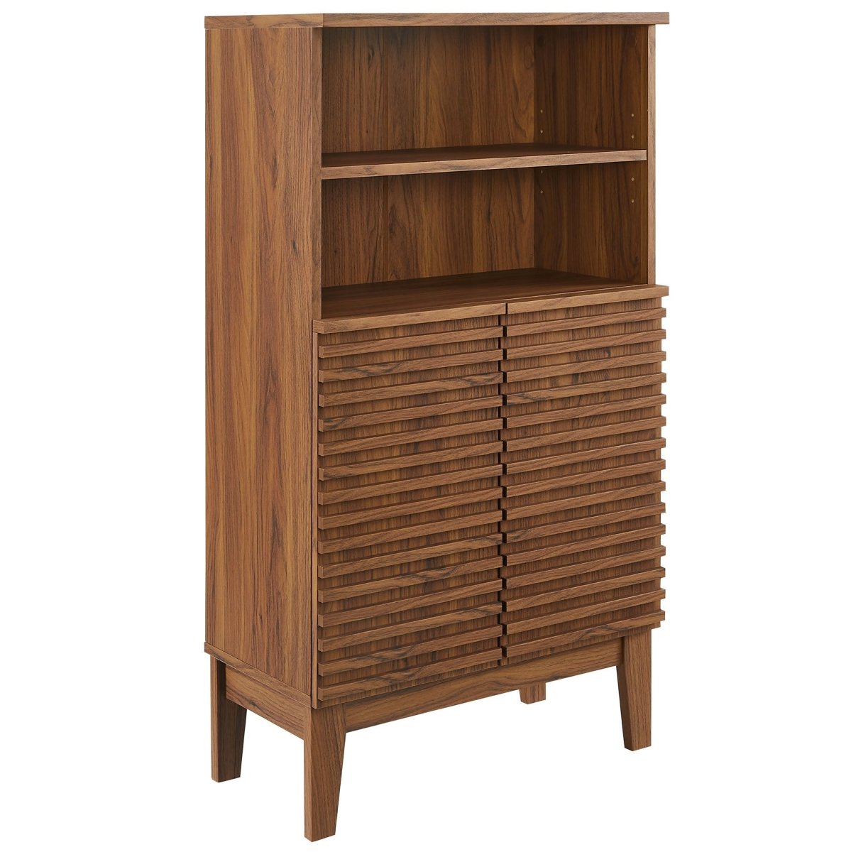 Walnut Freestanding Bathroom Storage Cabinet - Bathroom Fixtures - Alpine Outlets