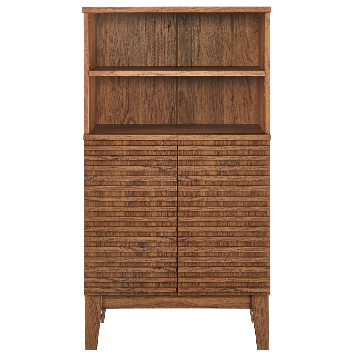 Walnut Freestanding Bathroom Storage Cabinet - Bathroom Fixtures - Alpine Outlets