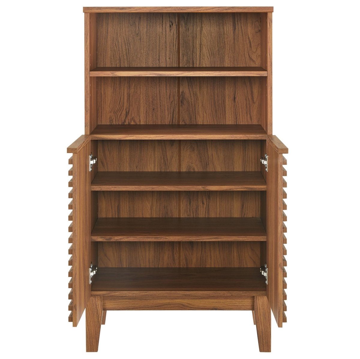 Walnut Freestanding Bathroom Storage Cabinet - Bathroom Fixtures - Alpine Outlets
