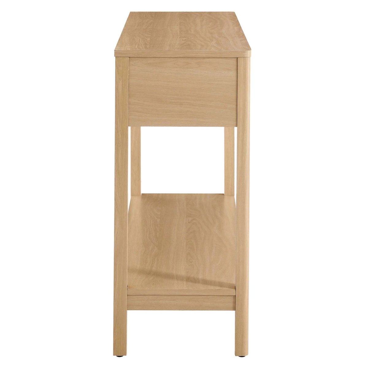 Wood Console Table with Drawers and Shelf – 47 Inch - Ottomans available at Alpine Outlets in Denver