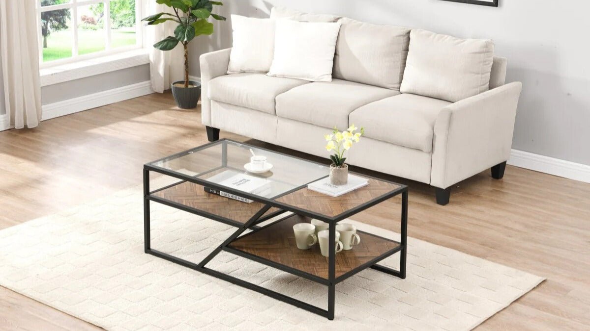 7 Stunning Glass Top Coffee Table Ideas to Reflect Your Style - Alpine Outlets