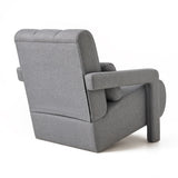 Modern Upholstered Accent Chair, Comfortable Fabric With A Pillow For Living Room