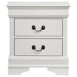 2 Drawer Nightstand - White