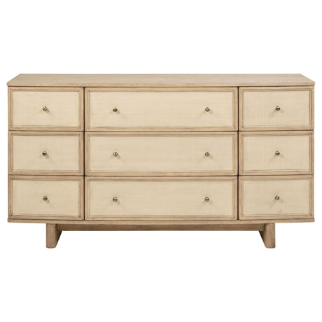 Kimpton - 9 Drawer Dresser Cabinet - Beige
