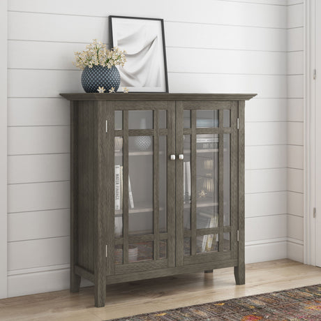 Bedford - Medium Storage Cabinet - Dark Brown