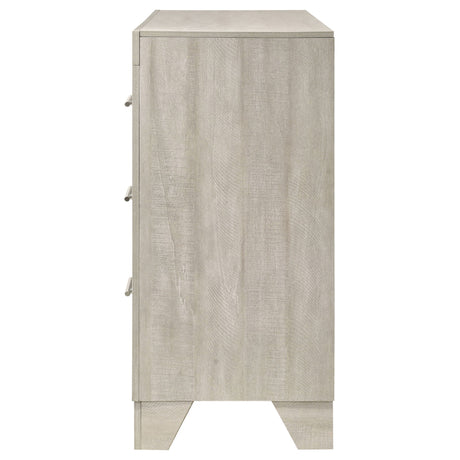 Strout - 6 Drawer Dresser - Cream