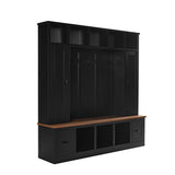 Hall Tree With Storage Bench, Entryway Coat Rack With Hooks