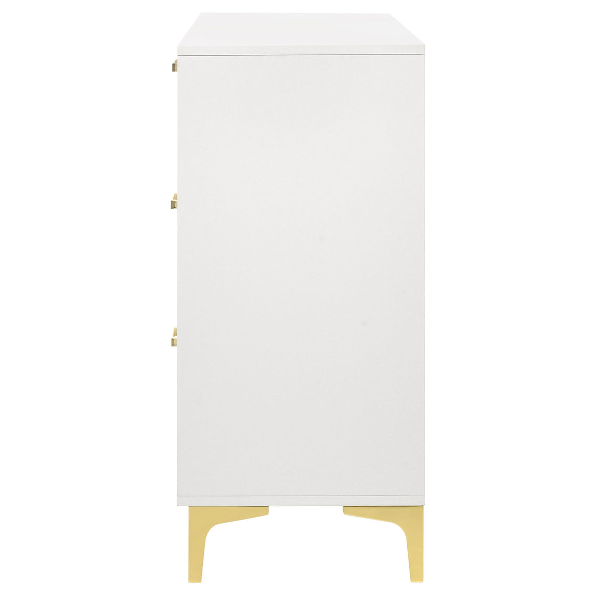 Karena - Rectangular 6 Drawer Dresser - White