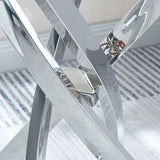 Round Table With Angular Slanted Legs