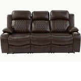 Power Motion Living Room Set With USB Port, Adjustable Headrest, Cup Holder