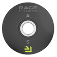 Rage Fitness 5 lb Rubber-Coated Olympic Weight Plate primary