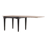 Elaine - Extension Dining Table - Black / Light Brown