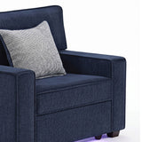 Rita - Accent Chair With LED Underlighting