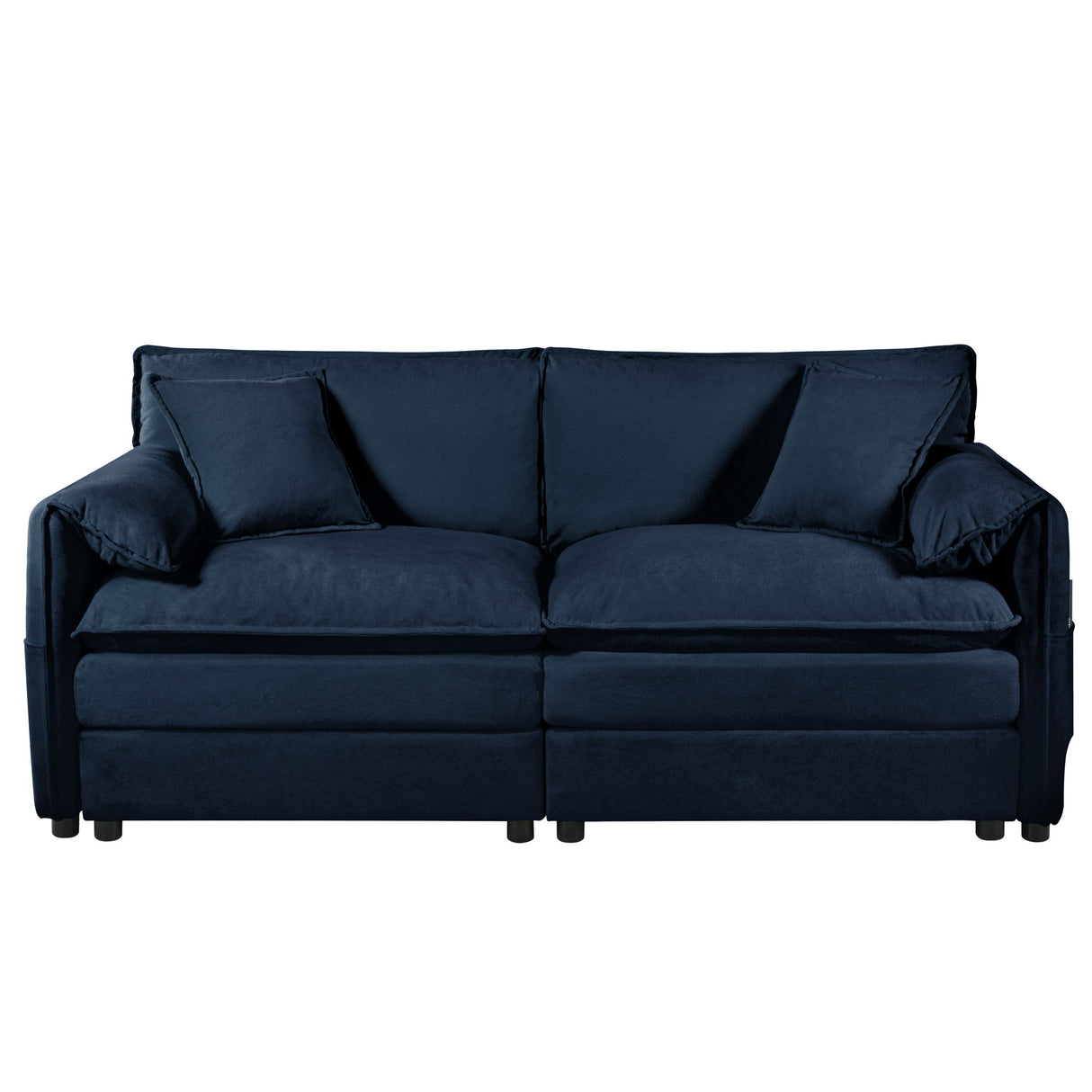 Modern Oversized Loveseat Sofa With Deep Seat And Diy Combination