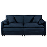 Modern Oversized Loveseat Sofa With Deep Seat And Diy Combination
