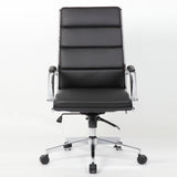 Breathable Mid Back Swivel Computer Chair With Foldable Armrest - Black