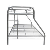Tritan - Twin / Full Bunk Bed - Silver