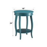 Aberta - Accent Table - Teal - Accent Tables - Alpine Outlets