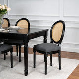 French Country Dining Chairs With Round Back (Set of 2)