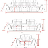 Steban - Console Reclining Loveseat - Gray