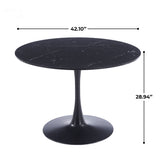 Round Tulip Table, Pedestal Design