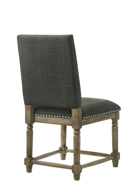 Everton - Fabric Chair With Nailhead Trim - Counter Height (24"-27") - Alpine Outlets