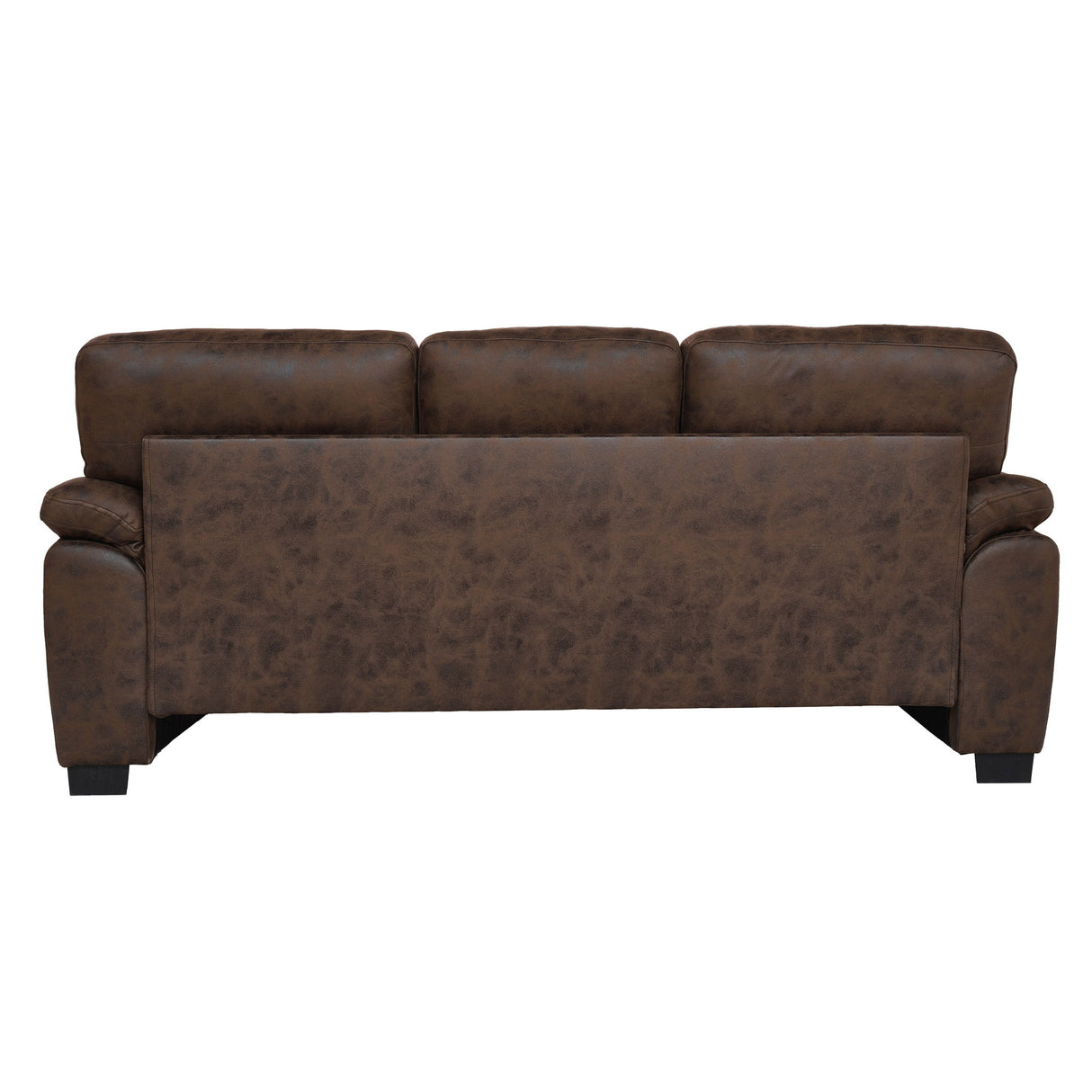 3 Seater Sofa With Padded Armrests And Triangular Leg