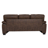3 Seater Sofa With Padded Armrests And Triangular Leg