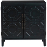 St. Barts 2-Door Accent Cabinet with Detailed Door Fronts