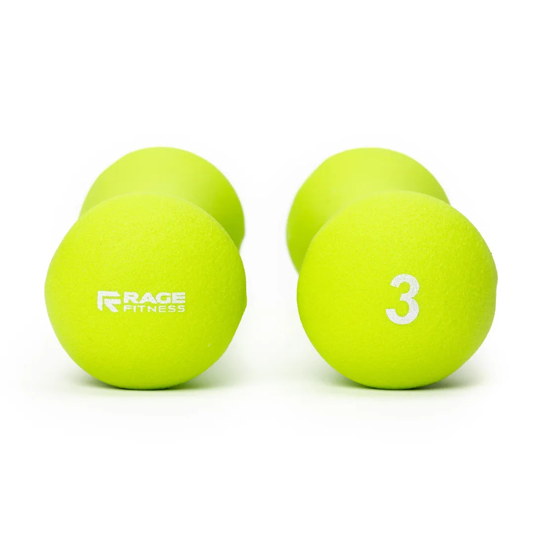 Rage Fitness 3 lb Hand Weights - Pair alternate