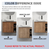 Wall Mounted Bathroom Vanity & Sink & Soft Close Door