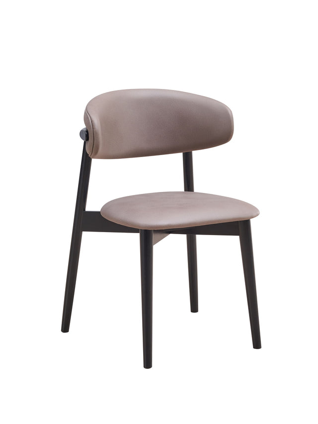 Lanae - Polished Microfiber Side Chair (Set of 2) - Gray - Chair Sets - Alpine Outlets