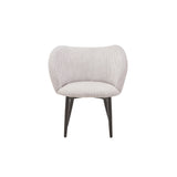Dining Chair With Curved Padded Back (Set of 2) - Gray