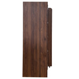 Freestanding Buffet Cupboards Sideboard With Doors & Shelves, Kitchen Pantry Storage Cabinet - Walnut