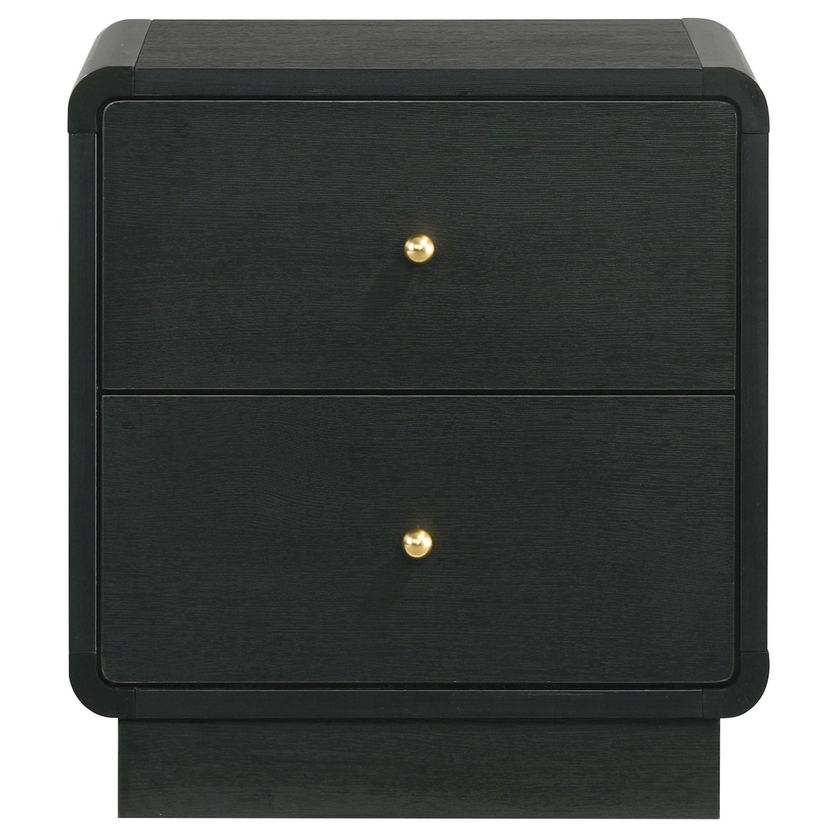 Burton - 2 Drawer Nightstand - Black