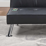 Tufted Sofa With USB Port For Living Room