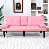 Sofa Bed With Foldable Design And Cup Holder