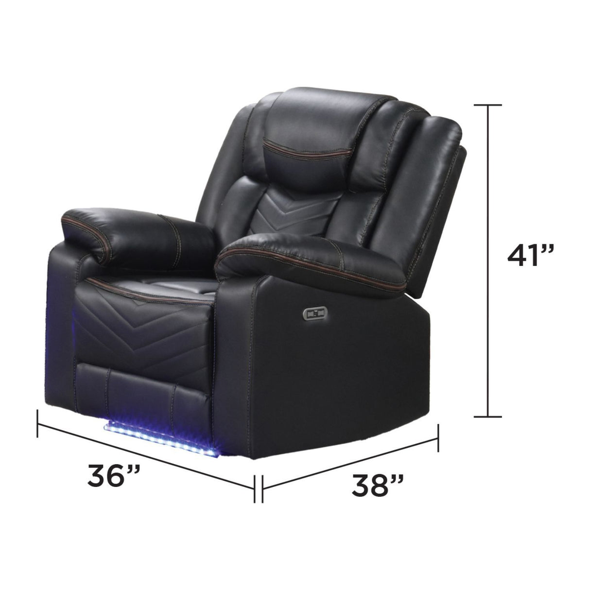 Challenger - LED Power Recliner Set