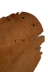 Teak Sculpture Set (Set of 2) - Dark Brown