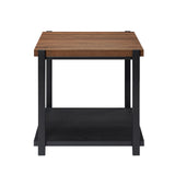 Linea - 3 Piece Occasional Set (1 Coffee & 2 End Tables) - Black / Brown