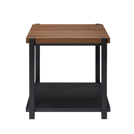 Linea - 3 Piece Occasional Set (1 Coffee & 2 End Tables) - Black / Brown
