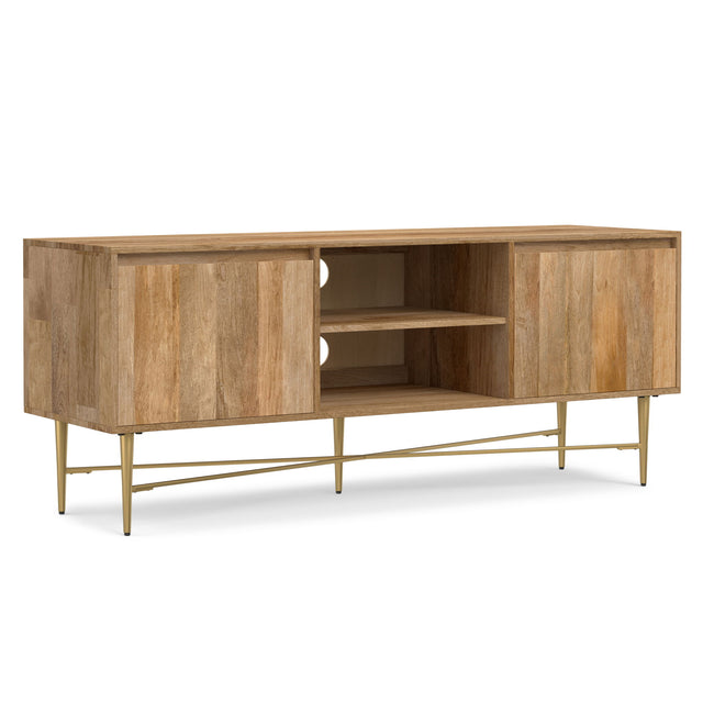 Fallon - TV Media Stand - Natural - TV Stands - Alpine Outlets