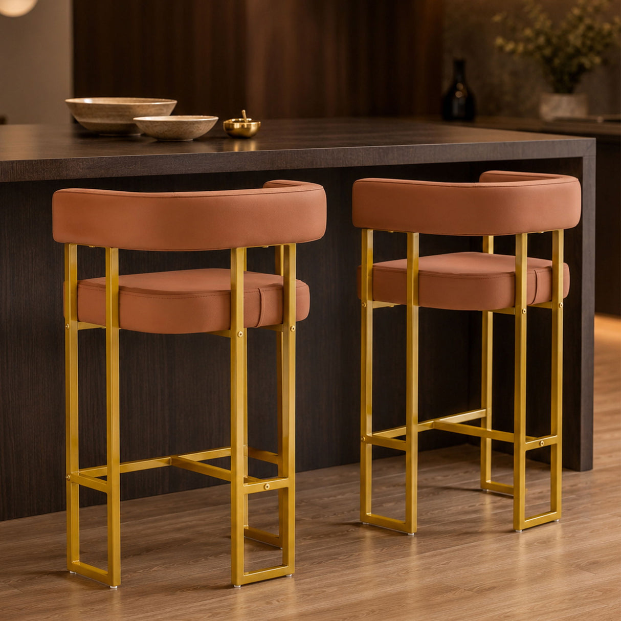 Modern Counter Height Bar Stools With U - Shaped